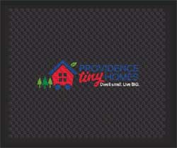 2'6" x 3' (30" x 35") Superscrape Impressions PROVIDENCE HOMES  Rubber Logo Mat