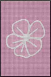 4' x 6' (45" x 69") Waterhog Impressions HD HOPPEE  Indoor-Outdoor Logo Mat