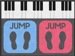 3' x 4' (35" x 47") Digiprint HD JUMP Indoor Logo Mat