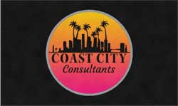 6' x 10' (68" x 119") ColorStar Impressions COAST CITY  Indoor Logo Mat