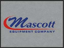 3' x 4' (35" x 47") Colorstar Impressions MASCOTT  Indoor Logo Mat