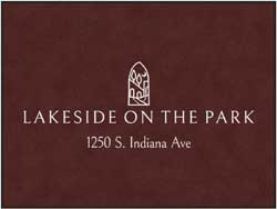 6' x 8' (68" x 95") Digiprint HD LAKESIDE ON THE PARK  Indoor Logo Mat