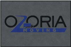 4' x 6' (45" x 69")ColorStar Impressions OZORIA MOVING Indoor Logo Mat