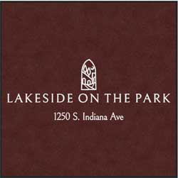6' x 6' (68" x 68") Digiprint HDLAKESIDE ON THE PARK Indoor Logo Mat