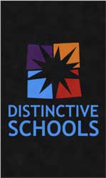 6' x 10' (68" x 119") ColorStar Impressions  DISTINCTIVE SCHOOLS  Indoor Logo Mat