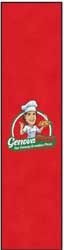 3' x 12' (35" x 143") Digiprint HD GENOVA PIZZA  Indoor Logo Mat
