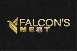 4' x 6' (45" x 69") Digiprint HD FALCON'S NEST Indoor Logo mat
