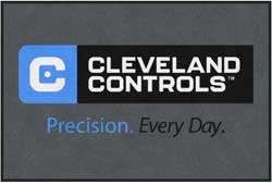 4' x 6' (45" x 69")ColorStar Impressions CLEVELAND CONTROLS  Indoor Logo Mat
