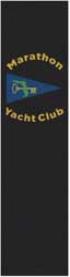 4' x 16' (45" x 189") Waterhog Inlay MARATHON YACTH CLUBIndoor/Outdoor Logo Mat