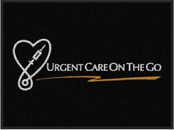 3' x 4' (35" x 45") Waterhog Impressions HD  URGENT CARE  Indoor-Outdoor Logo Mat