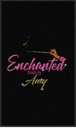 3' x 5' (35" x 58") Waterhog Impressions HD ENCHANTED Indoor/Outdoor Logo Mat