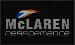 3' x 5' (35" x 58") Waterhog Impressions HD MCLAREN  Indoor/Outdoor Logo Mat