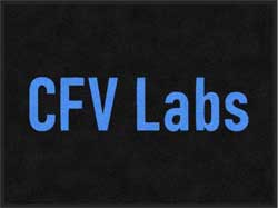 3' x 4' (35" x 47") Colorstar Impressions CFV LABS  Indoor Logo Mat