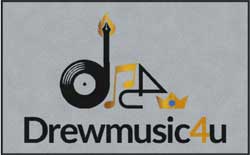 5' x 8' ( 58" x 95") Digiprint HD DREWMUSIC 4U Indoor Logo Mat