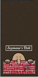 4' x 8' (45" x 95") Waterhog Impressions HD SEYMOUR'S DELI  Indoor/ Outdoor Logo Mat