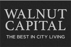 4' x 6' (45" x 69") Waterhog Inlay WALNUT CAPITAL  Indoor /Outdoor Logo Mat