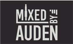 3' x 5' (34" x 58") Floor Impressions MIXED BY AUDEN  Rubber Logo Mat