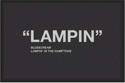 4' x 6' (45" x 69") Superscrape Impressions LAMPIN  Rubber Logo Mat