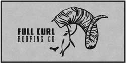 3' x 6' (35" x 69") ColorStar Impressions FULL CURL ROOFING  Indoor Logo Mat