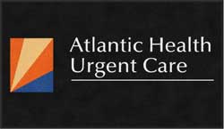 3'6" x 6' (42" x 69") Digiprint HD ATLANTIC HEALTH UC Indoor Logo Mat