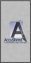 3' x 6' (35" x 69") ColorStar Impressions  ACCUSHRED Indoor Logo Mat