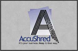 4' x 6' (45" x 69") ColorStar Impressions ACCUSHRED Indoor Logo Mat