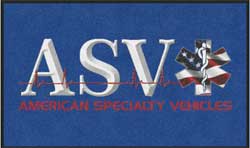 3' x 5' (35" x 58") Digiprint HD ASV  Indoor Logo Mat