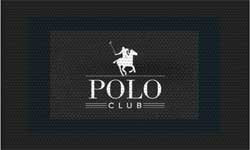 3' x 5' (35" x 56") Superscrape Impressions  POLO CLUB   Rubber Logo Mat