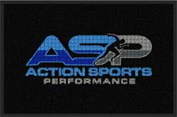 2' x 3' ( 22" x 35") Waterhog Impressions HD ASP Indoor/Outdoor logo mat
