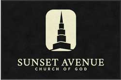 4' x 6' (45" x 69") Digiprint HD SUNSET AVENUE Indoor Logo mat