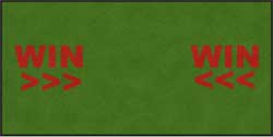 4' x 8' (45" x 95") ColorStar Impressions WIN SCALLY'S Indoor Logo Mat