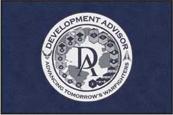 4' x 6' (45" x 69") Digiprint HD DEVELOPMENT ADVISOR Indoor Logo mat
