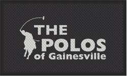 3' x 5' (35" x 56") Superscrape Impressions THE POLOS  Rubber Logo Mat