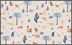 5' x 8' ( 58" x 95") Digiprint HD FOR THE GOOD OF DOGS  Indoor Logo Mat