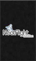 3' x 5' (35" x 58") Digiprint HD NEAT FLIGHT Indoor Logo Mat