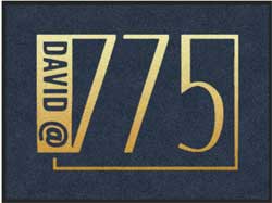 3' x 4' (35" x 47") Colorstar Impressions DAVID 775  Indoor Logo Mat