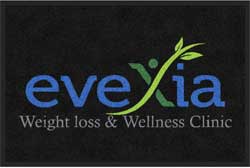 2' x 3' (24" x 35") Digiprint HD EVEXIA  Indoor Logo Mat