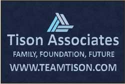 4' x 6' (45" x 69") ColorStar Impressions TISON ASSOCIATES  Indoor Logo Mat