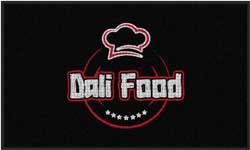 3' x 5' (35" x 58") Waterhog Impressions HD DALI FOOD  Indoor/Outdoor Logo Mat