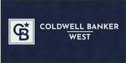 4' x 8' (45" x 95") ColorStar Impressions COLDWELL BANKER WEST  Indoor Logo Mat