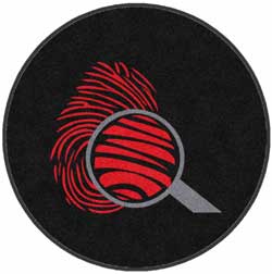 6' Round (68" inches) Digiprint HD Custom Shape  CSI  Indoor Logo Mat