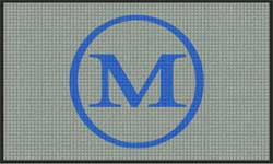 3' x 5' (35" x 59") Waterhog Inlay MOMA Indoor /Outdoor Logo Mat