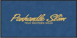 3' x 6' (35" x 69") ColorStar Impressions PANHANDLE SLIM  Indoor Logo Mat