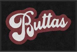 2' x 3' ( 24" x 35" ) ColorStar Impressions BUTTAS  Indoor Logo Mat