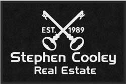 2' x 3' (24" x 35") Digiprint HD STEPHEN COOLEY  Indoor Logo Mat