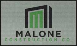 3' x 5' (35" x 59") Waterhog Inlay MALONE Indoor /Outdoor Logo Mat
