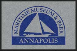 2' x 3' ( 24" x 35" ) ColorStar Impressions ANNAPOLIS MARITIME  Indoor Logo Mat