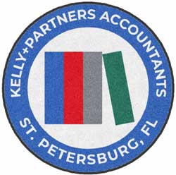 3' Round (35" inches) Digiprint HD Custom Shape KELLY+PARTNERS  Indoor Logo Mat