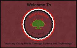 5' x 8' (58" x 95") ColorStar Impressions BULTUM ACADEMY  Indoor Logo Mat