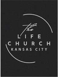 6' x 8' (70" x 95") Waterhog Inlay  THE LIFE CHURCH Indoor/Outdoor Logo Mat